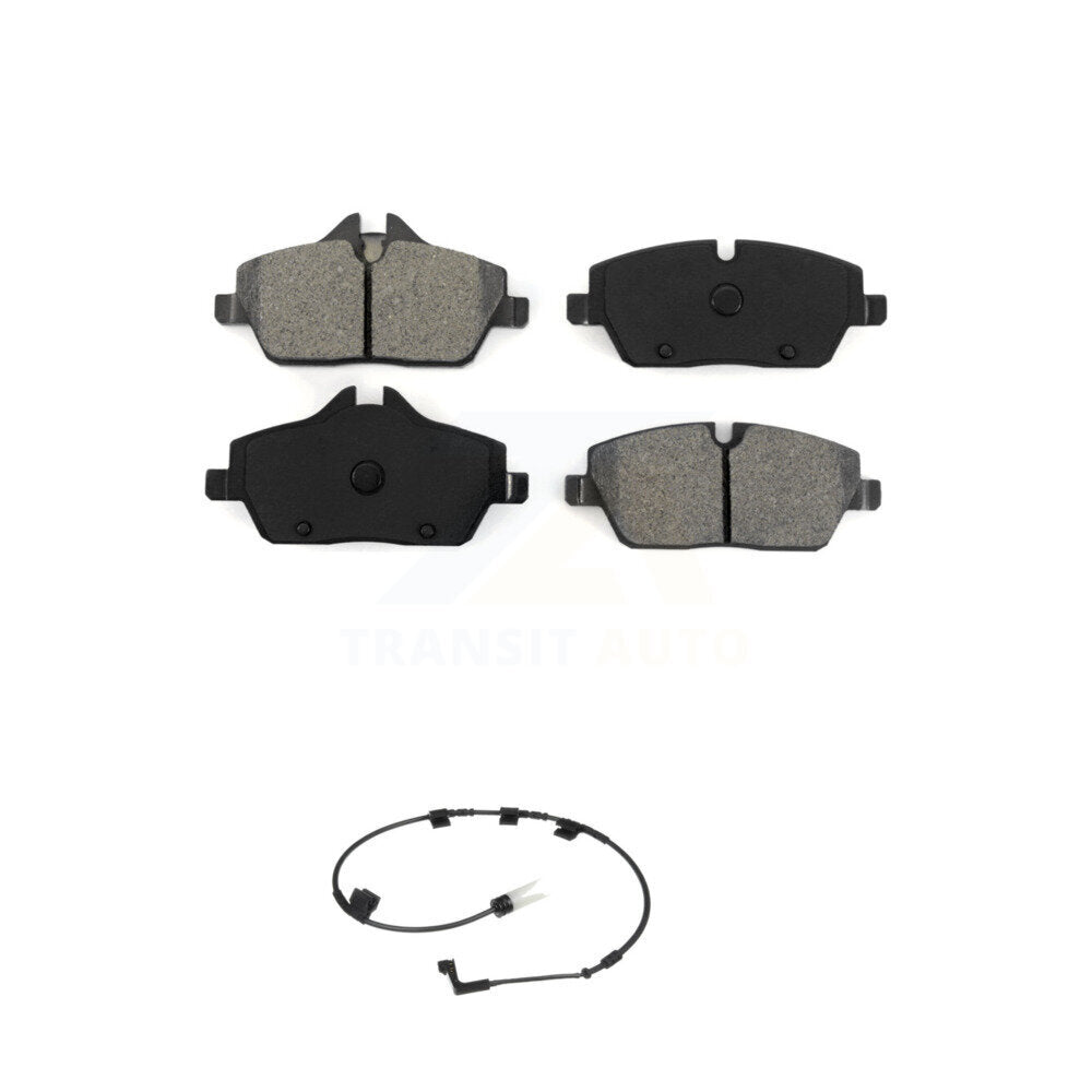 Semi-Metallic Disc Brake Pads And Wear Sensors Front Kit For Mini Cooper