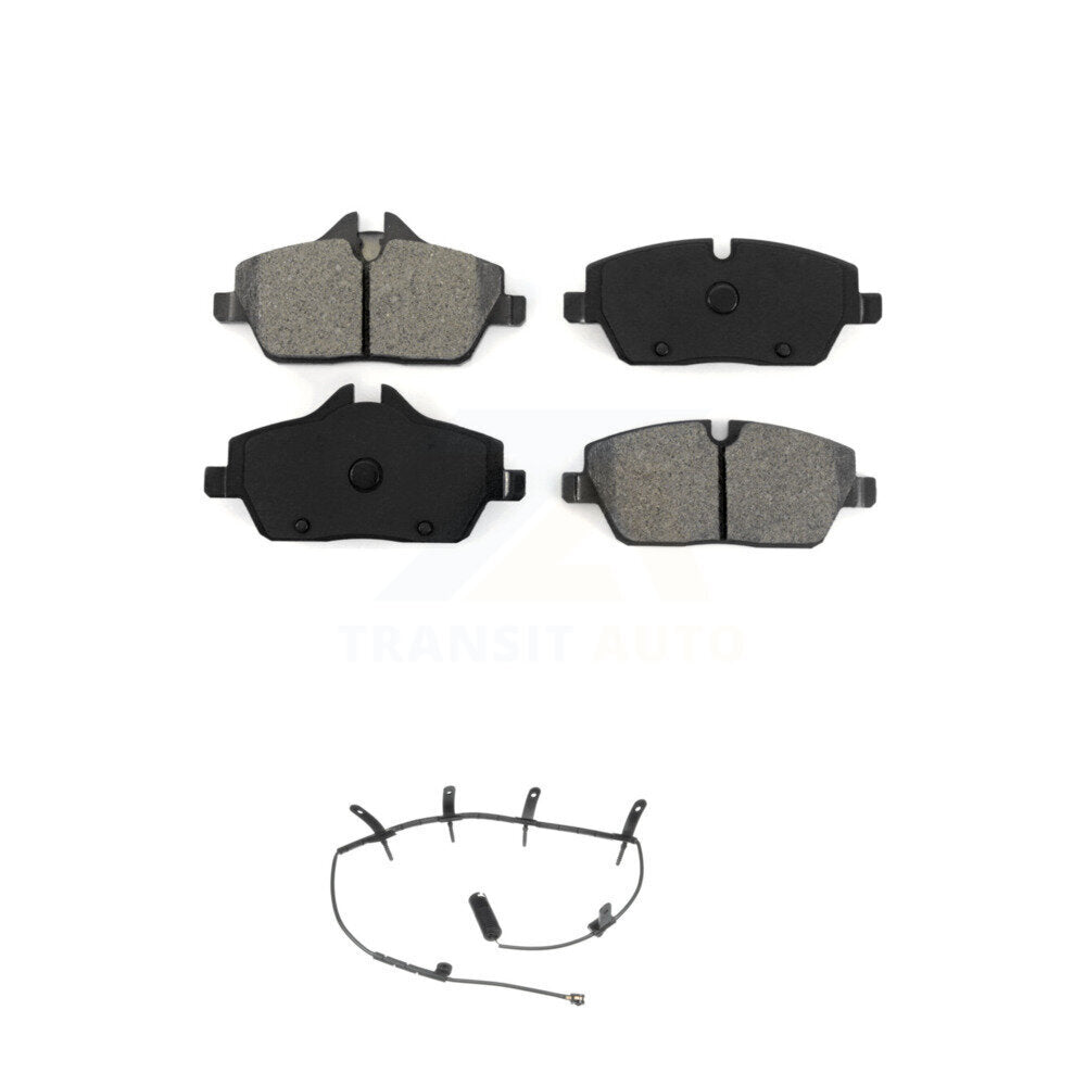 Semi-Metallic Disc Brake Pads And Wear Sensors Front Kit For Mini Cooper