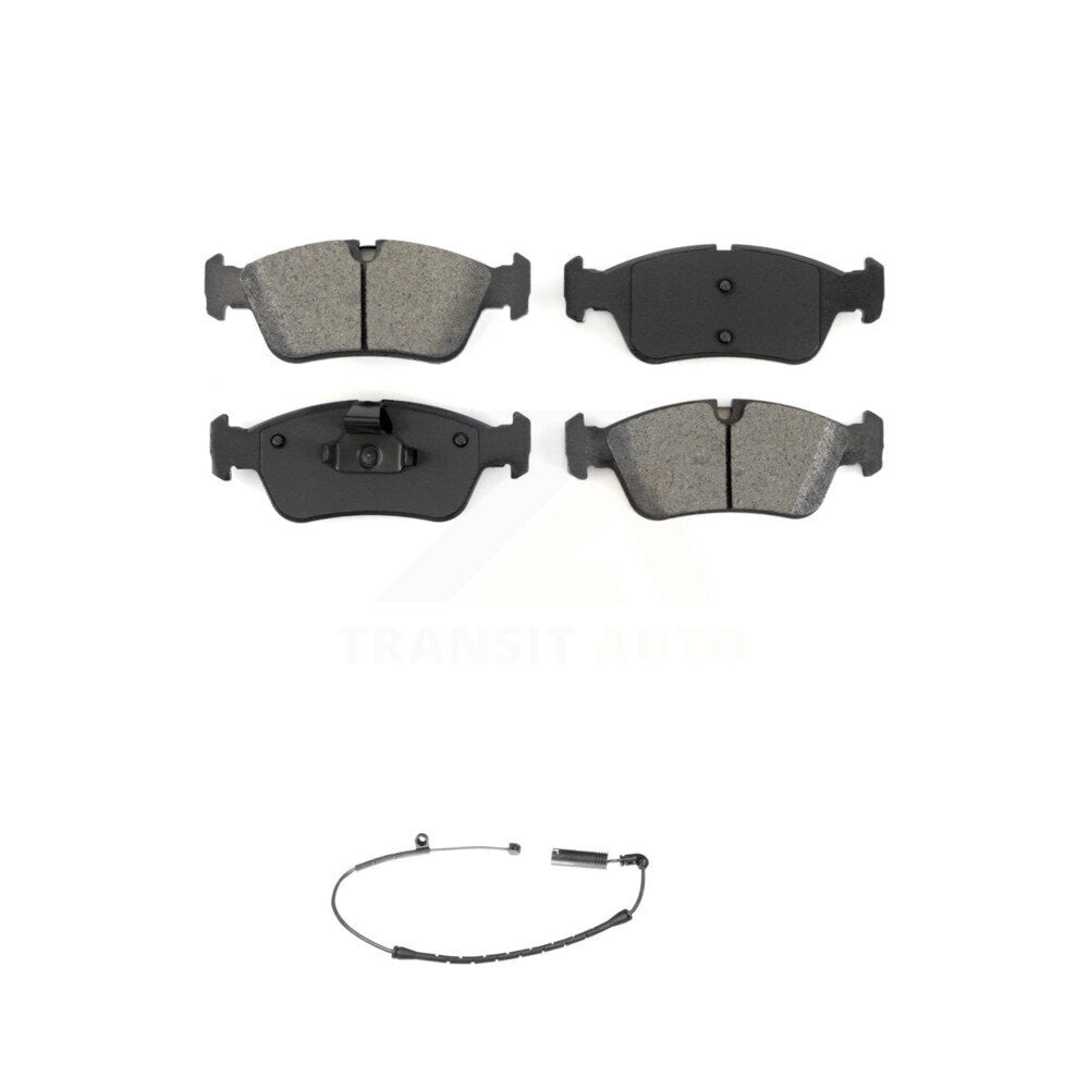 Semi-Metallic Brake Pads & Wear Sensor Front Kit For BMW Z4 325i 325Ci 320i 323i