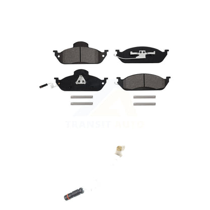 Semi-Metallic Disc Brake Pad Extra Wear Sensor Front Kit For Mercedes-Benz ML320