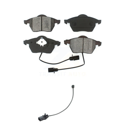 Semi-Metallic Disc Brake Pad & Extra Wear Sensor Front Kit For Volkswagen Passat