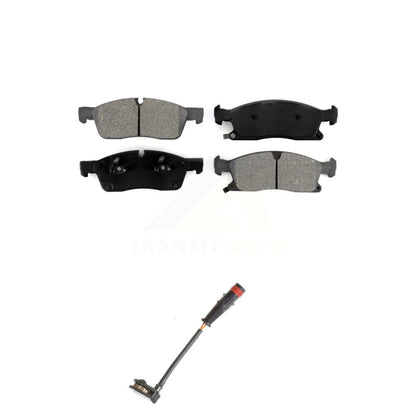 Semi-Metallic Brake Pad And Wear Sensor Front Kit For Mercedes-Benz ML350 GLE350