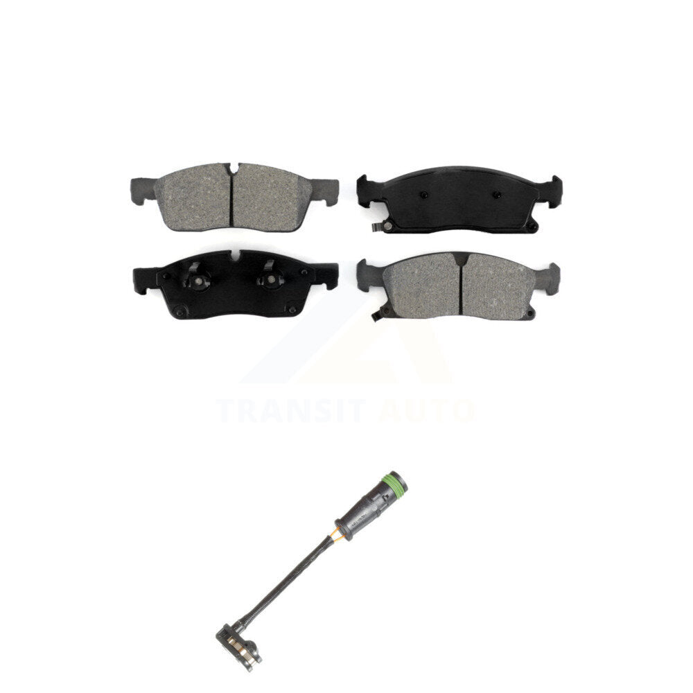 Semi-Metallic Brake Pad And Wear Sensor Front Kit For Mercedes-Benz GLE400 GL350