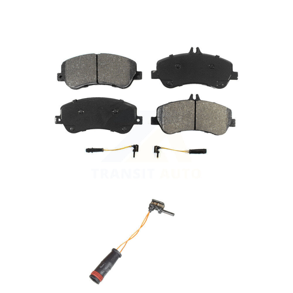 Semi-Metallic Brake Pad And Extra Wear Sensor Front Kit For Mercedes-Benz GLK350