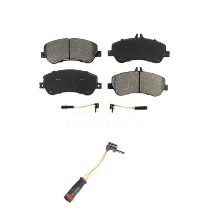Semi-Metallic Brake Pad And Extra Wear Sensor Front Kit For Mercedes-Benz GLK350