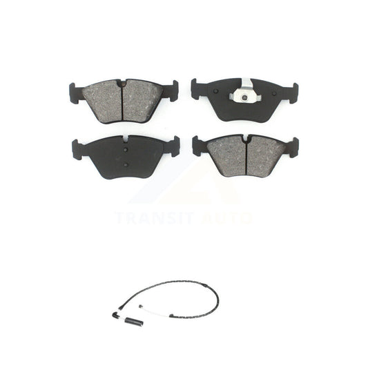 Semi-Metallic Disc Brake Pads And Wear Sensors Front Kit For 2004-2010 BMW X3