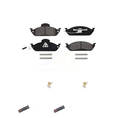 Semi-Metallic Disc Brake Pad Extra Wear Sensor Front Kit For Mercedes-Benz ML320