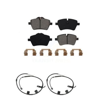 Semi-Metallic Disc Brake Pads And Wear Sensors Front Kit For Mini Cooper