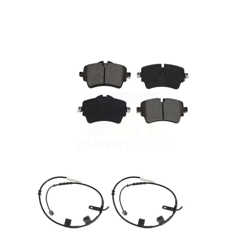 Semi-Metallic Disc Brake Pad And Wear Sensor Front Kit For 2015 Mini Cooper 1.6L