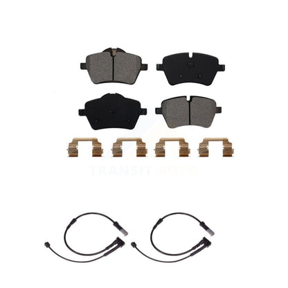 Semi-Metallic Disc Brake Pads And Wear Sensors Front Kit For Mini Cooper