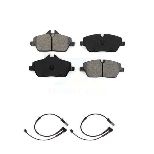 Semi-Metallic Disc Brake Pads And Wear Sensors Front Kit For Mini Cooper