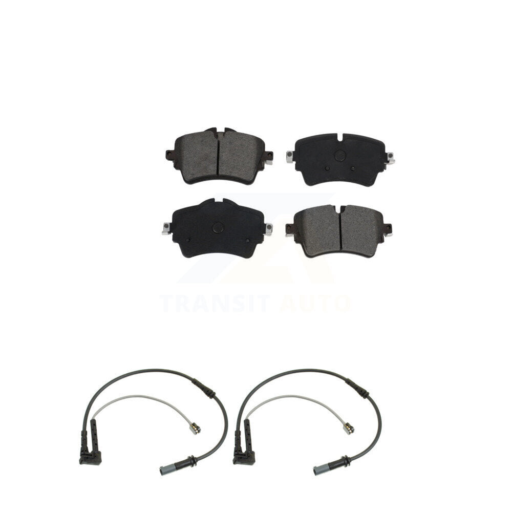 Semi-Metallic Disc Brake Pads And Wear Sensors Front Kit For Mini Cooper Clubman