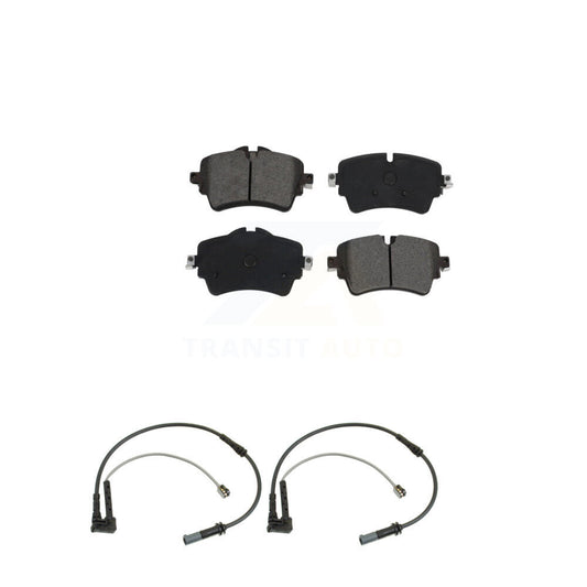 Semi-Metallic Disc Brake Pads And Wear Sensors Front Kit For Mini Cooper Clubman