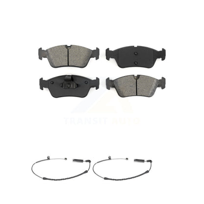 Semi-Metallic Brake Pads & Wear Sensor Front Kit For BMW Z4 325i 325Ci 320i 323i