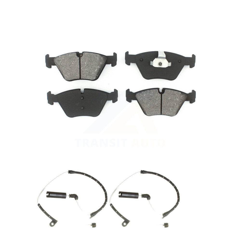 Semi-Metallic Disc Brake Pads And Wear Sensors Front Kit For BMW Z4