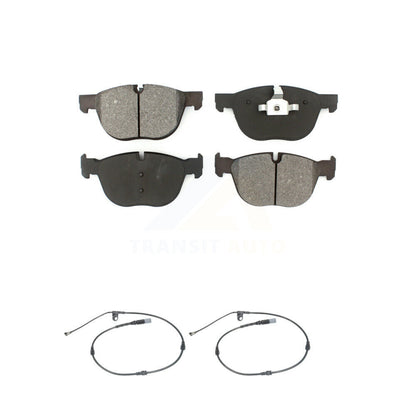 Semi-Metallic Disc Brake Pads And Wear Sensors Front Kit For BMW X5 X6