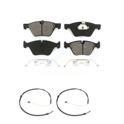 Semi-Metallic Disc Brake Pad And Wear Sensor Front Kit For 2012 BMW X1 xDrive28i