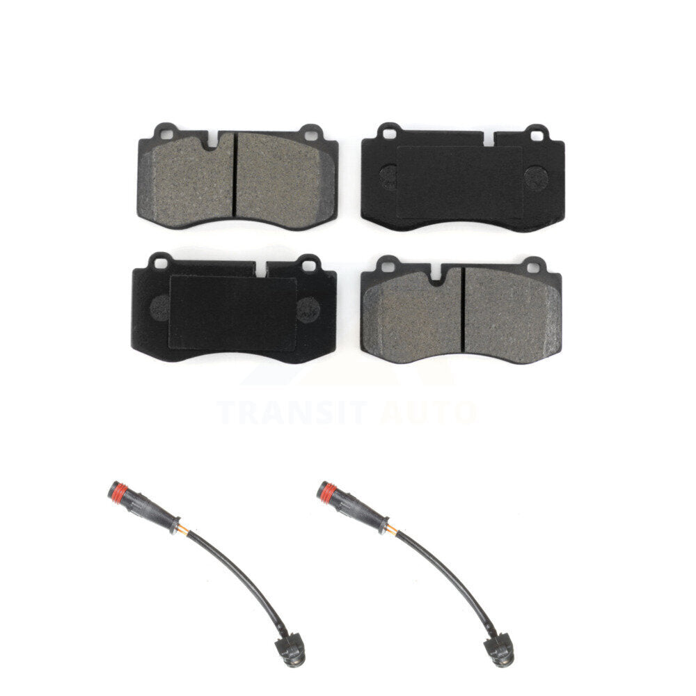 Semi-Metallic Brake Pads Wear Sensor Front Kit For Mercedes-Benz S550 S450 CL550