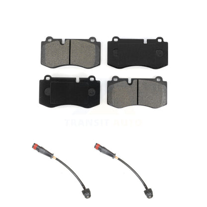 Semi-Metallic Brake Pads Wear Sensor Front Kit For Mercedes-Benz S550 S450 CL550