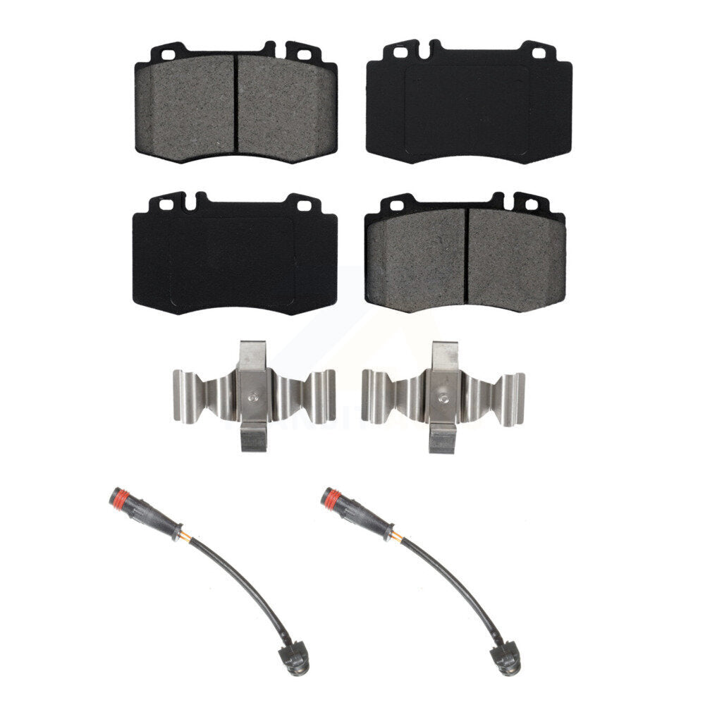 Semi-Metallic Brake Pads Wear Sensor Front Kit For Mercedes-Benz SL500 SLK55 AMG