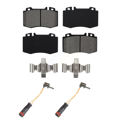 Semi-Metallic Brake Pads Wear Sensor Front Kit For Mercedes-Benz E350 C230 SL500