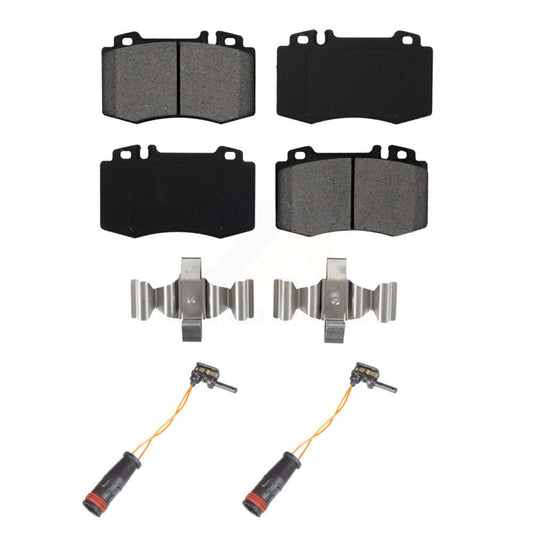 Semi-Metallic Brake Pads Wear Sensor Front Kit For Mercedes-Benz E350 C230 SL500