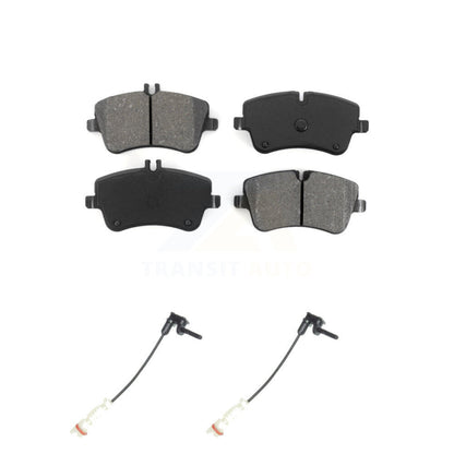 Semi-Metallic Disc Brake Pads And Wear Sensor Front Kit For Mercedes-Benz CLK320