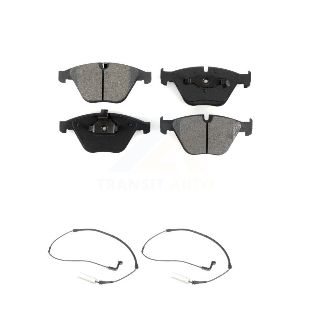 Semi-Metallic Brake Pad Wear Sensor Front Kit For BMW 750i 750Li 745i 745Li 760i
