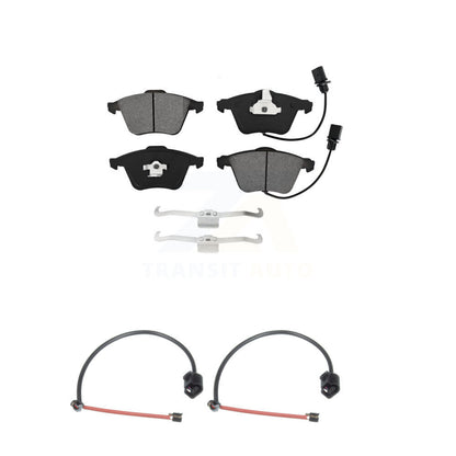 Semi-Metallic Brake Pad And Extra Wear Sensor Front Kit For Audi TT Quattro 2.0L
