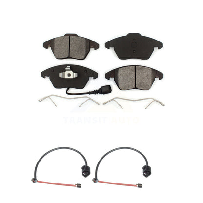 Semi-Metallic Brake Pad And Extra Wear Sensor Front Kit For Audi TT Quattro 2.0L