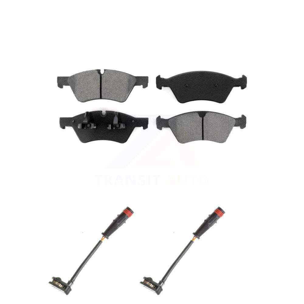 Semi-Metallic Brake Pad Wear Sensor Front Kit For Mercedes-Benz ML350 R350 GL450