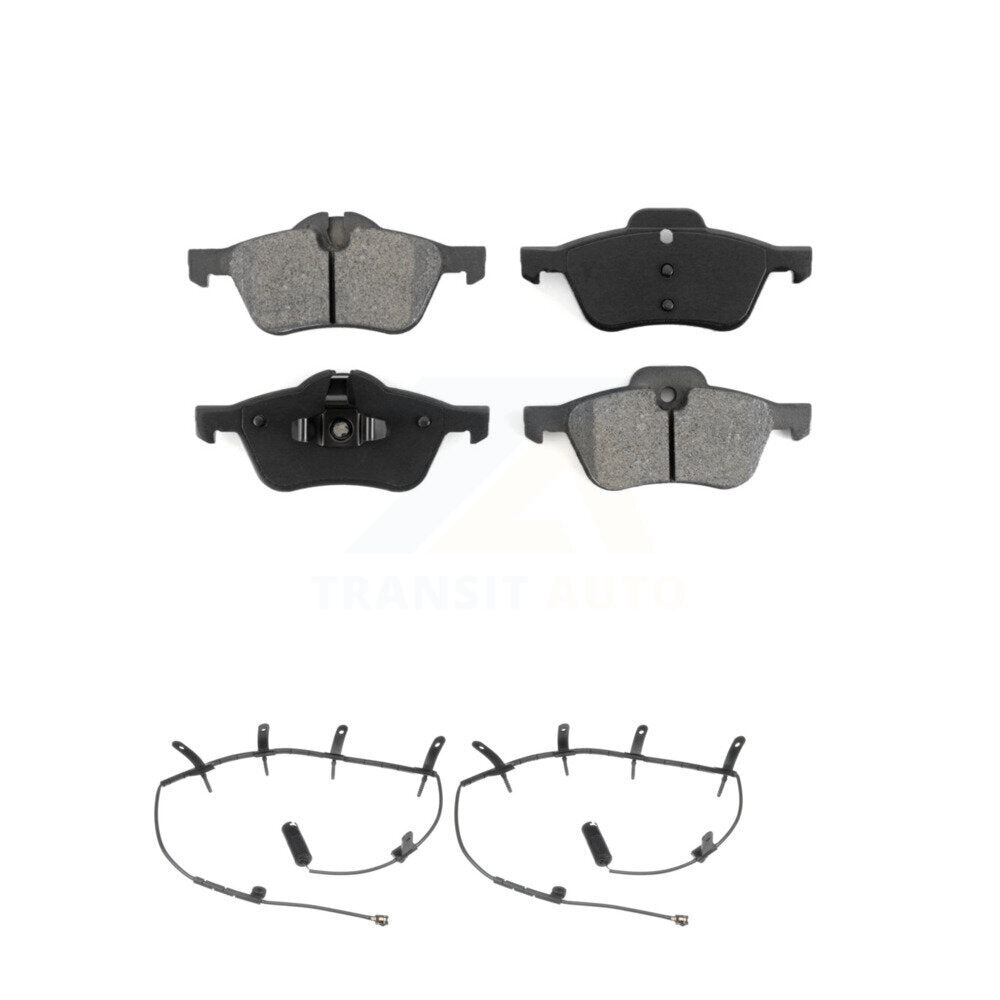 Semi-Metallic Disc Brake Pads And Wear Sensors Front Kit For Mini Cooper