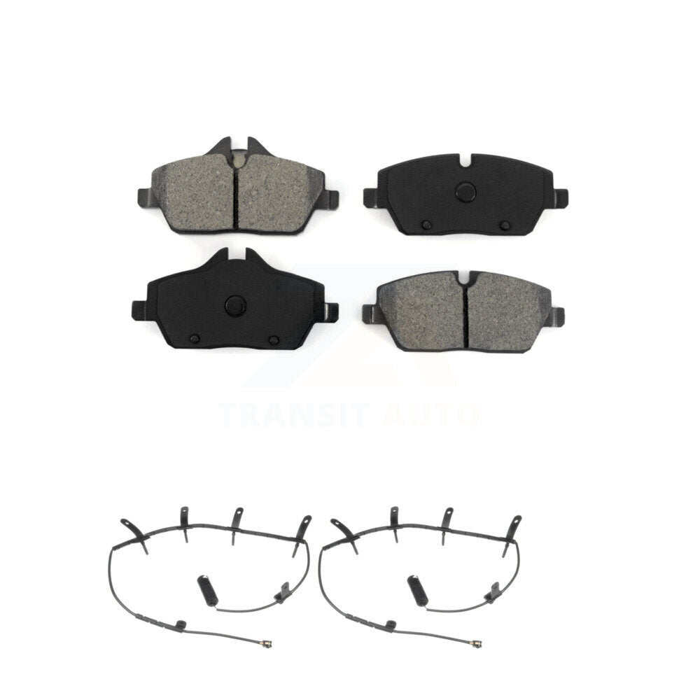 Semi-Metallic Disc Brake Pads And Wear Sensors Front Kit For Mini Cooper