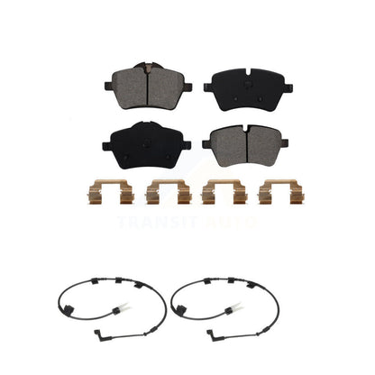 Semi-Metallic Disc Brake Pads And Wear Sensors Front Kit For Mini Cooper