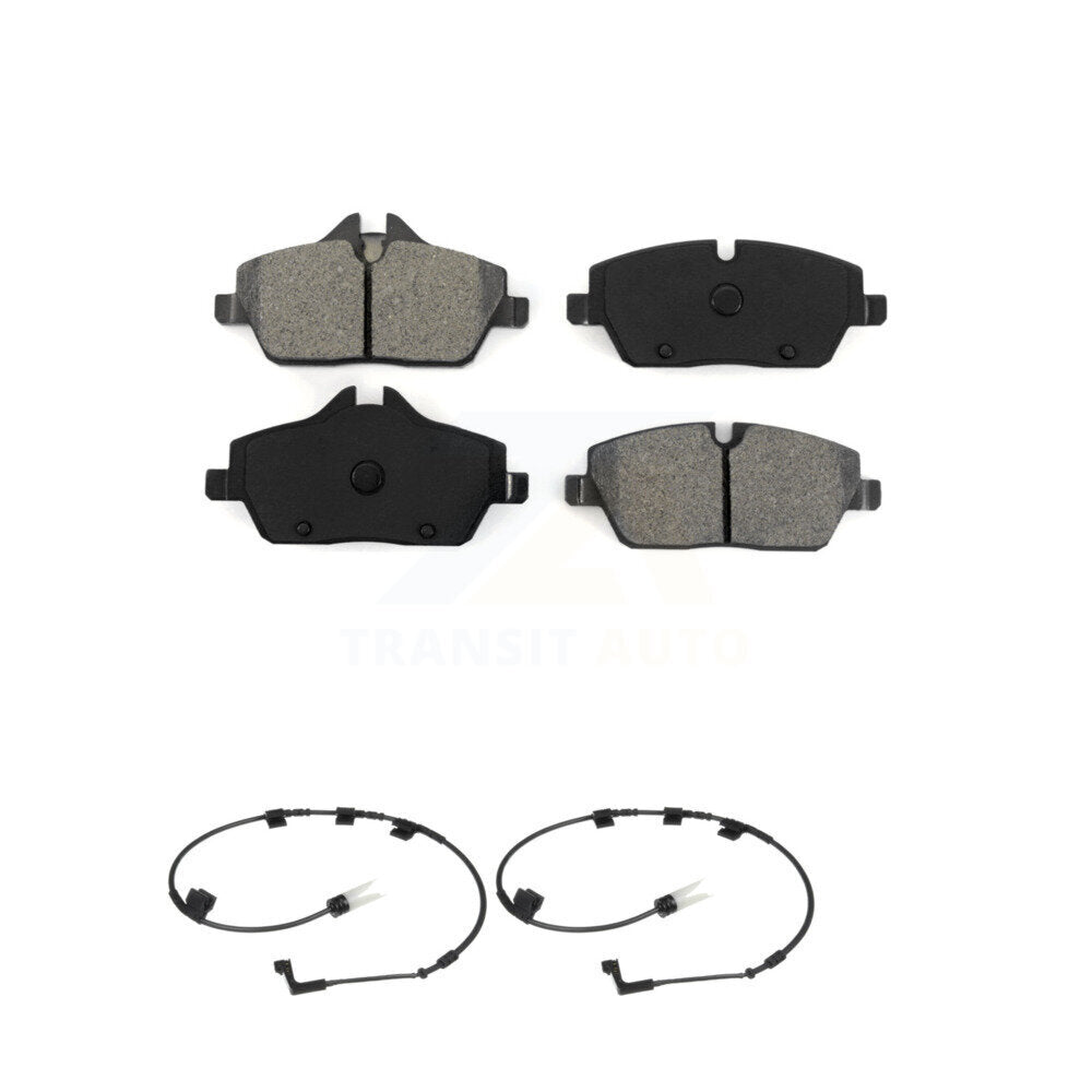 Semi-Metallic Disc Brake Pads And Wear Sensors Front Kit For Mini Cooper