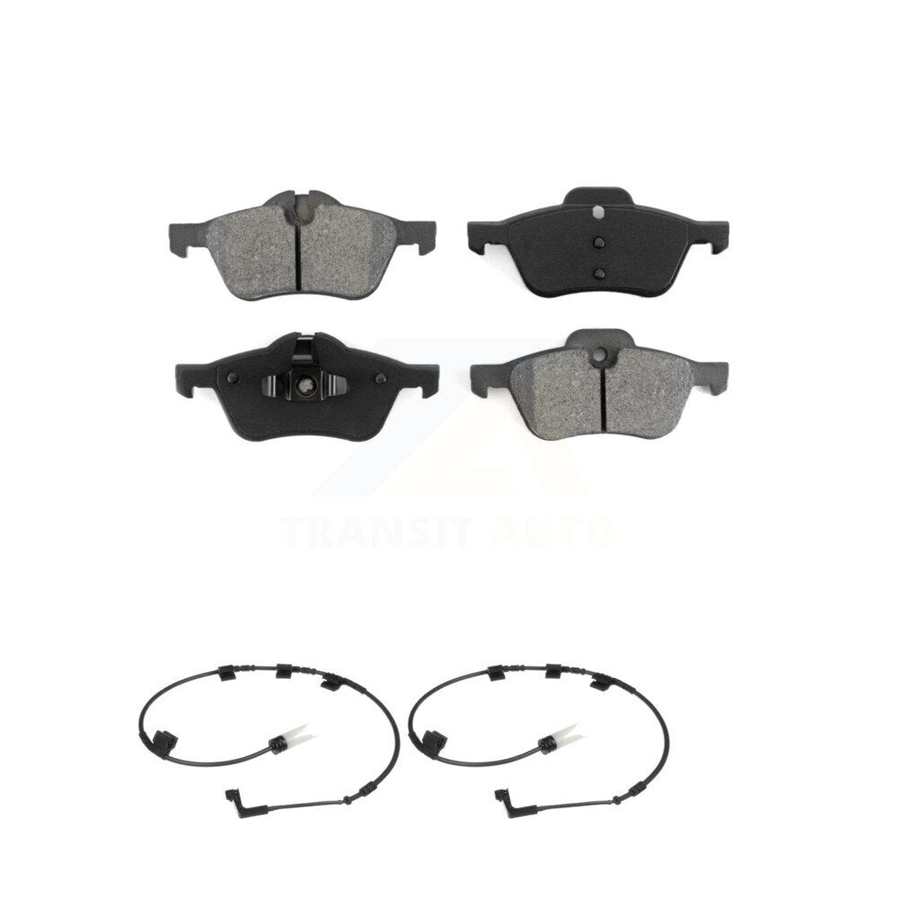 Semi-Metallic Disc Brake Pads And Wear Sensors Front Kit For Mini Cooper