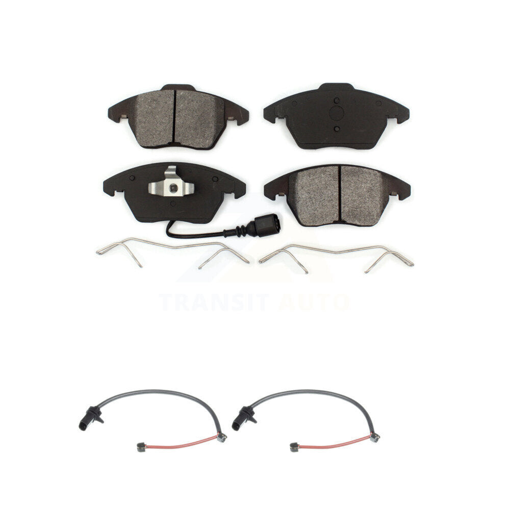 Semi-Metallic Disc Brake Pads And Extra Wear Sensors Front Kit For 2011 Audi R8