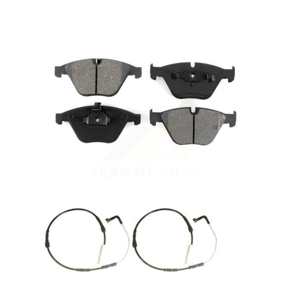 Semi-Metallic Disc Brake Pad & Wear Sensor Front Kit For BMW 335i 323i 328i 335d