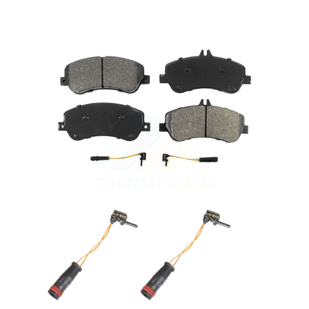 Semi-Metallic Brake Pad And Extra Wear Sensor Front Kit For Mercedes-Benz GLK350