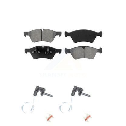 Semi-Metallic Disc Brake Pad And Wear Sensor Front Kit For Mercedes-Benz G55 AMG