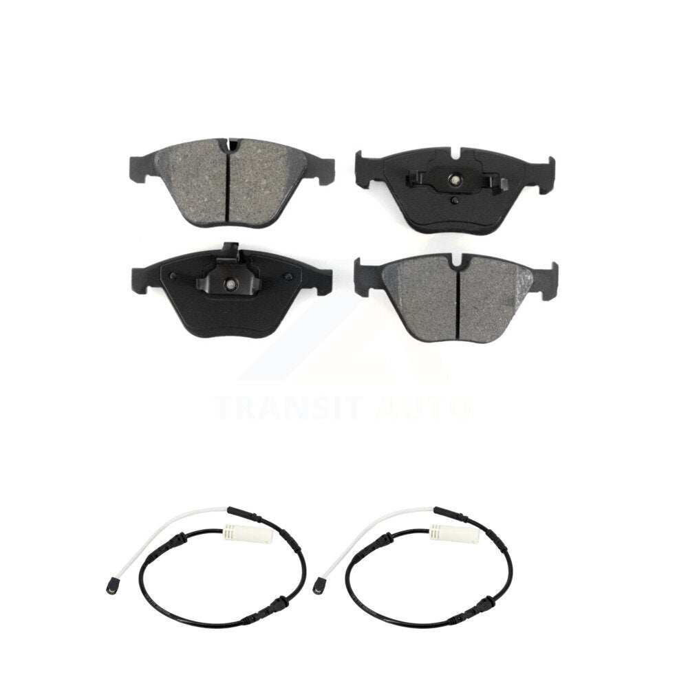 Semi-Metallic Brake Pad Wear Sensor Front Kit For BMW 328i xDrive 323i 335i 335d