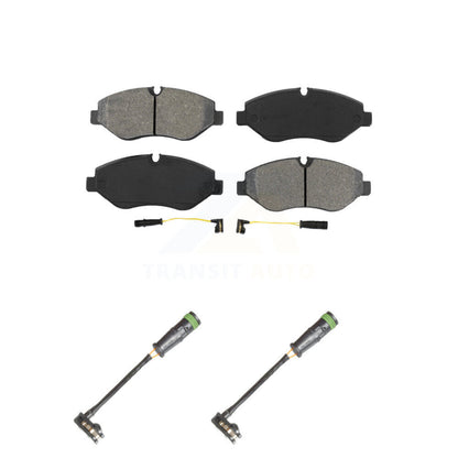 Semi-Metallic Brake Pad & Extra Wear Sensor Front Kit For Mercedes-Benz Sprinter