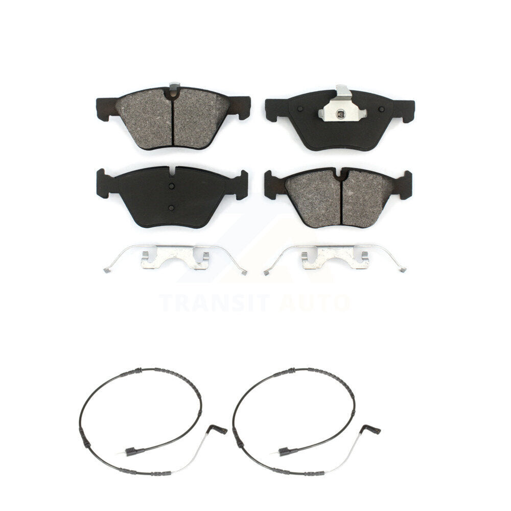 Semi-Metallic Disc Brake Pads And Wear Sensors Front Kit For BMW Z4