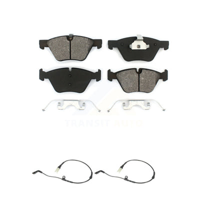 Semi-Metallic Disc Brake Pads And Wear Sensors Front Kit For BMW 525i