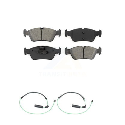 Semi-Metallic Disc Brake Pads Wear Sensor Front Kit For 2001-2005 BMW 325xi 2.5L