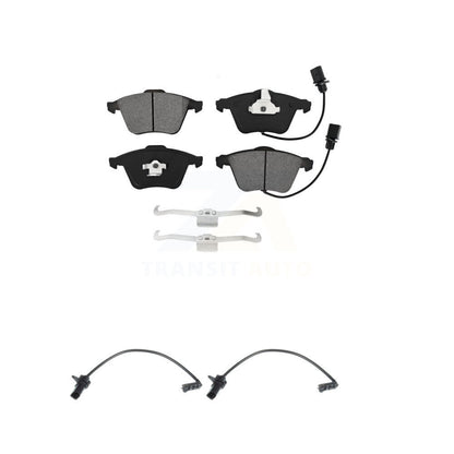 Semi-Metallic Disc Brake Pads And Extra Wear Sensors Front Kit For 2011 Audi A6