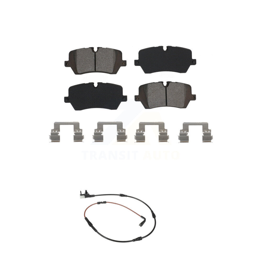 Semi-Metallic Disc Brake Pad And Wear Sensor Rear Kit For Land Rover Range Sport