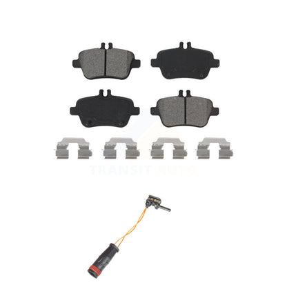 Semi-Metallic Disc Brake Pads And Wear Sensors Rear Kit For Mercedes-Benz SLK350