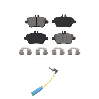 Semi-Metallic Brake Pad And Wear Sensor Rear Kit For Mercedes-Benz CLA250 GLA250