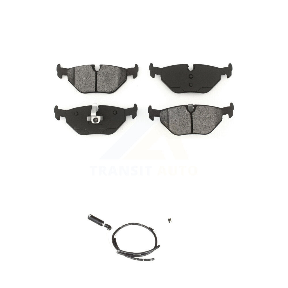 Semi-Metallic Disc Brake Pads And Wear Sensors Rear Kit For BMW Z4